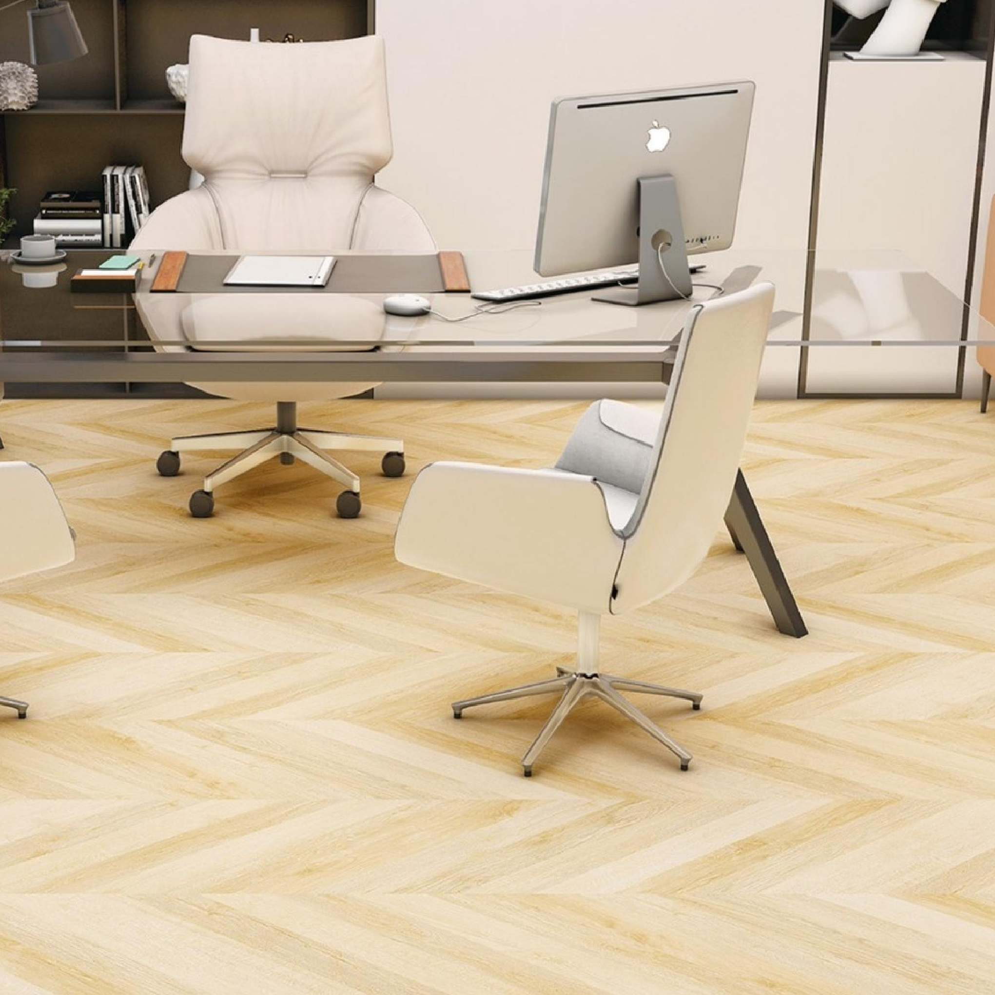 Herringbone pattern floor