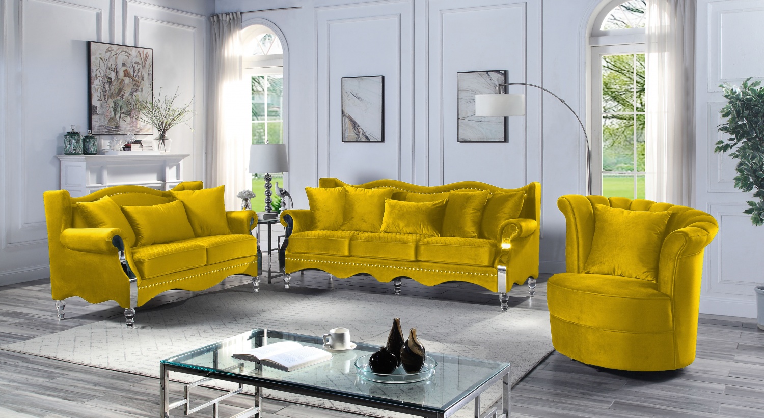 MS2121+2127 CHAIR GOLD