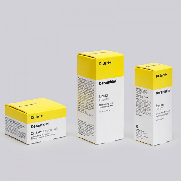 Custom Uniform Retail Packaging Boxes for Lip Balm Liquid Serum Skincare Product Sets