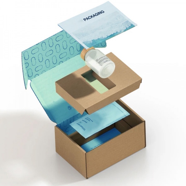 Custom Corrugated Mailing Boxes with Die Cut Insert for Shipping