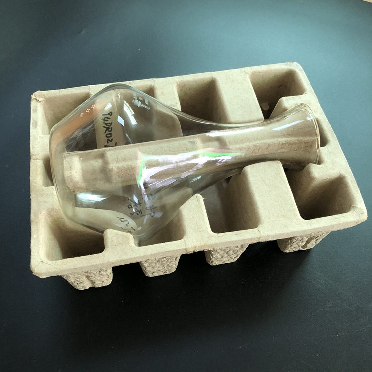 瓶托 干压纸箱边角料可降解环保纸托