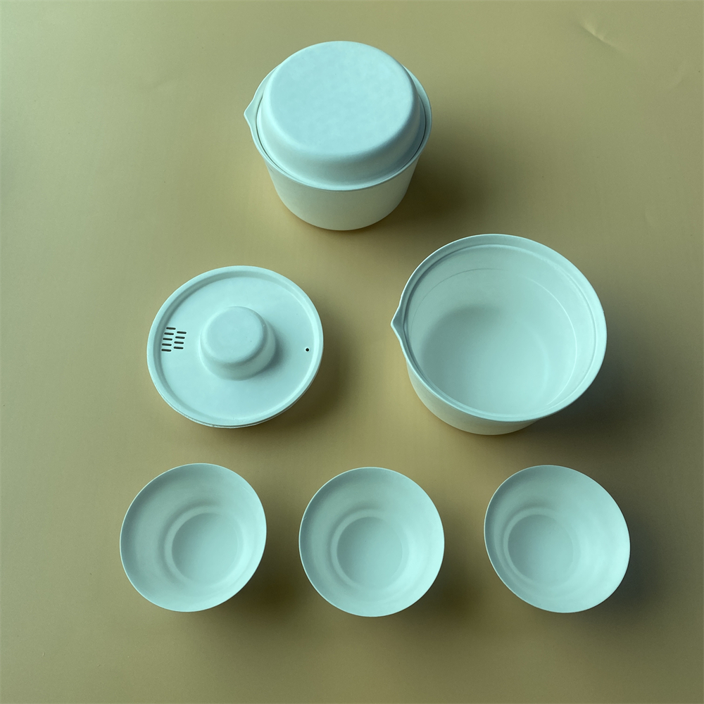 零售便携泡茶茶具纸茶杯 环保一次性茶会盒子
