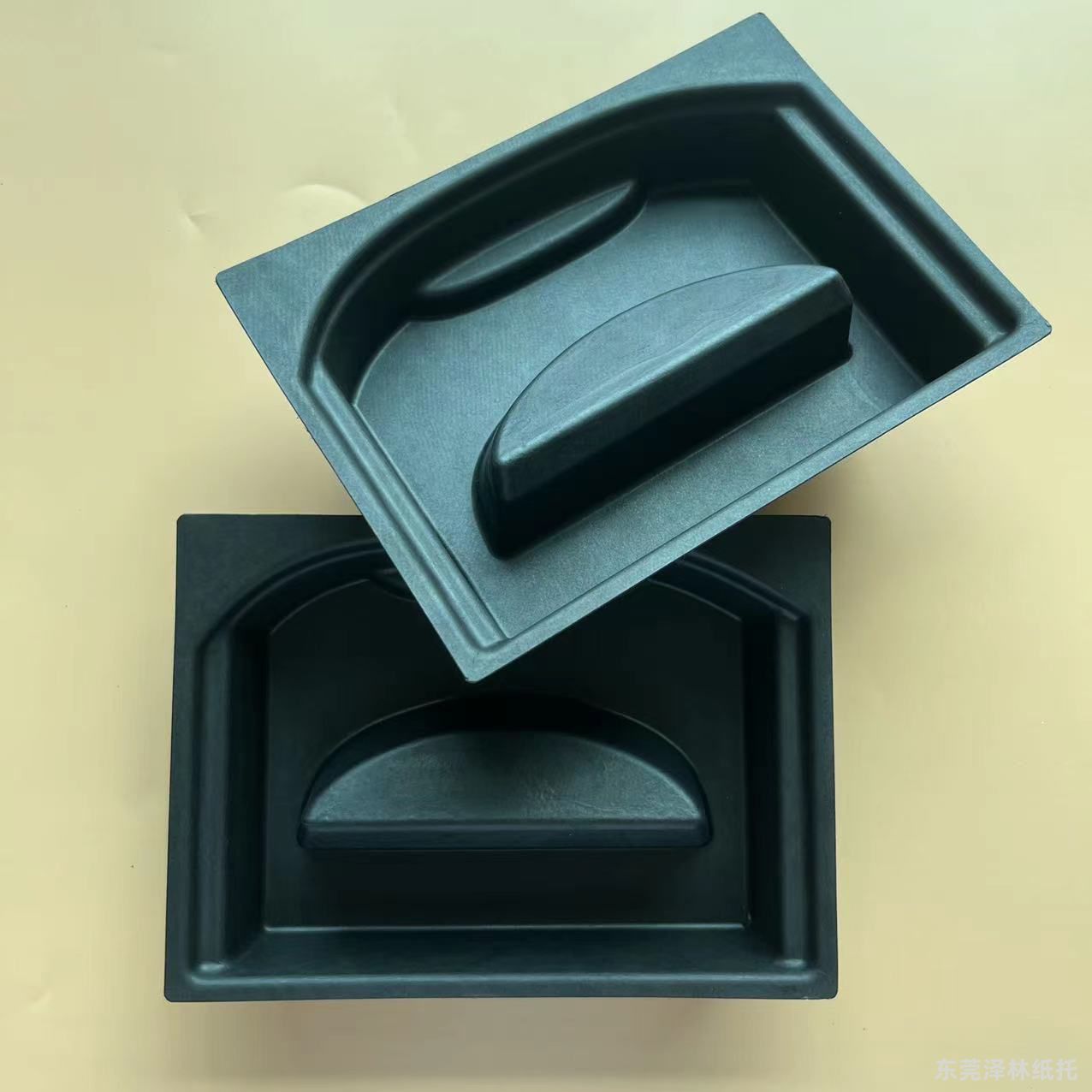 湿压黑色甘蔗浆纸托眼部按摩器纸托