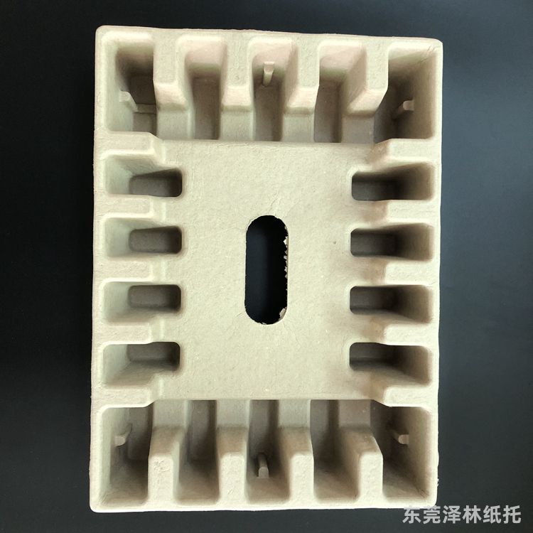 干压黄浆纸托