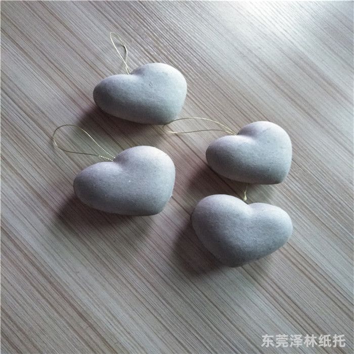 东莞工厂批发  纸浆五角星爱心  现模可生产