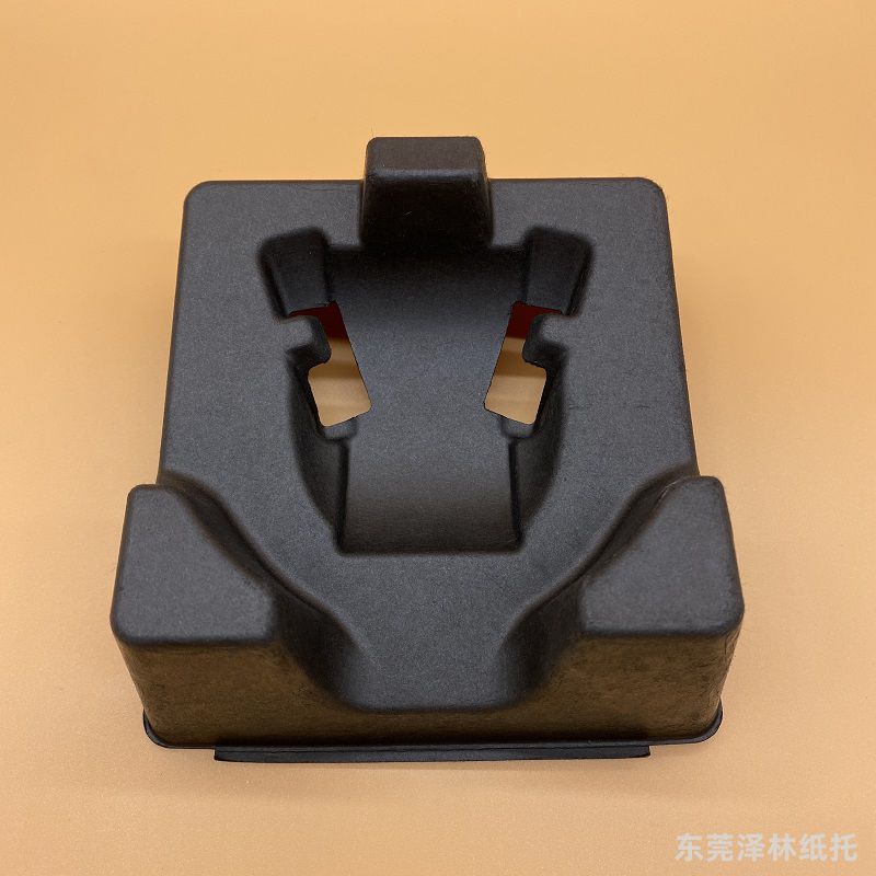 湿压黑色纸托耳机纸托