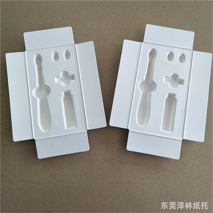 湿压甘蔗浆白色纸托