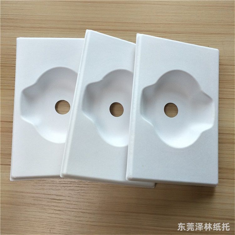 湿压甘蔗浆白色纸托