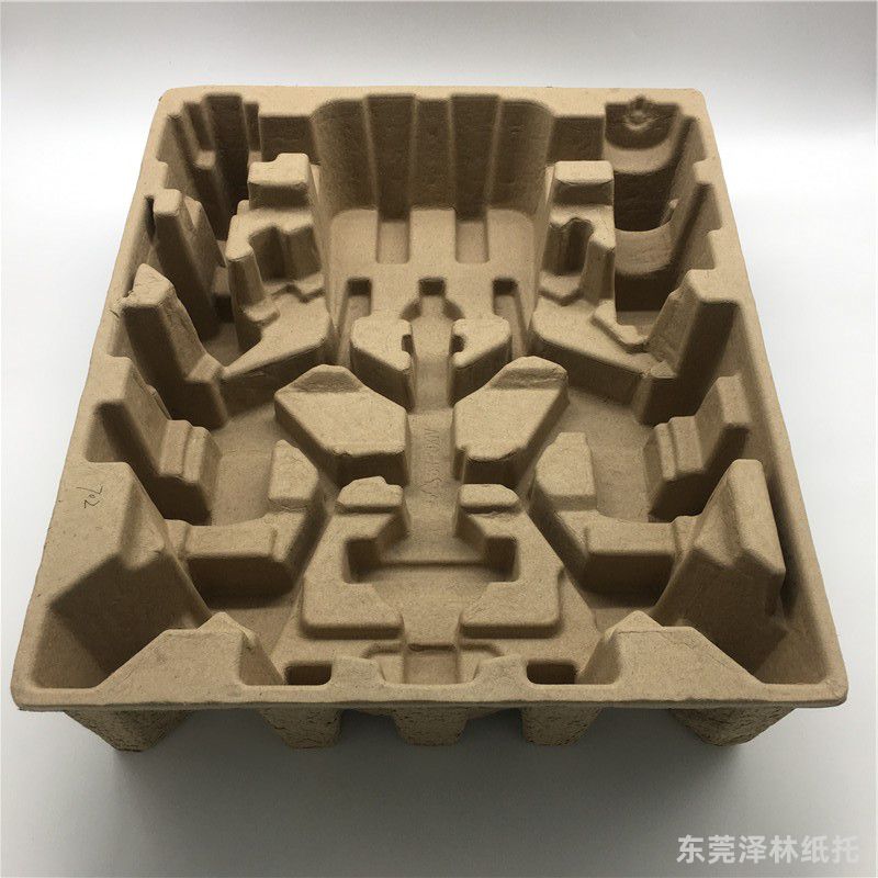 干压黄浆扫地机器人纸托