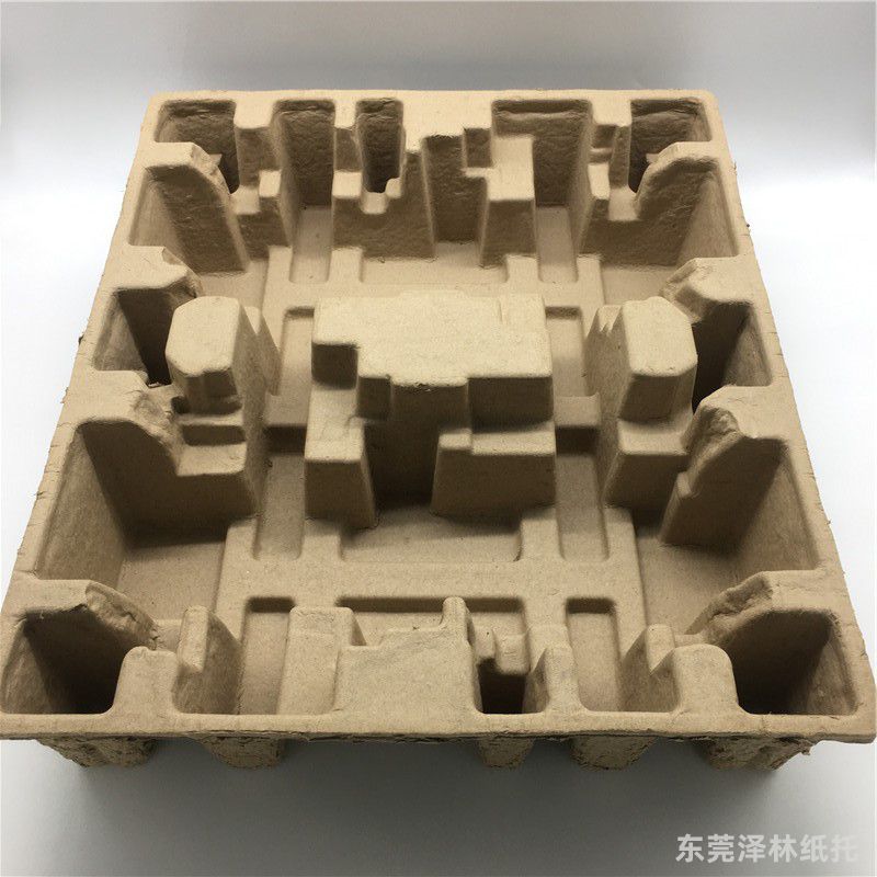 干压黄浆扫地机器人纸托