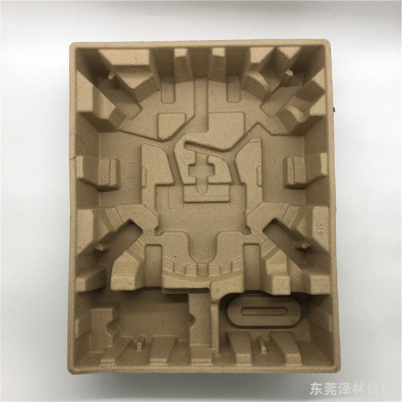 干压黄浆扫地机器人纸托