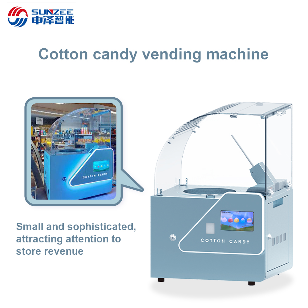 Small Business Cotton Candy Vending Machine Semi Automatic MG221