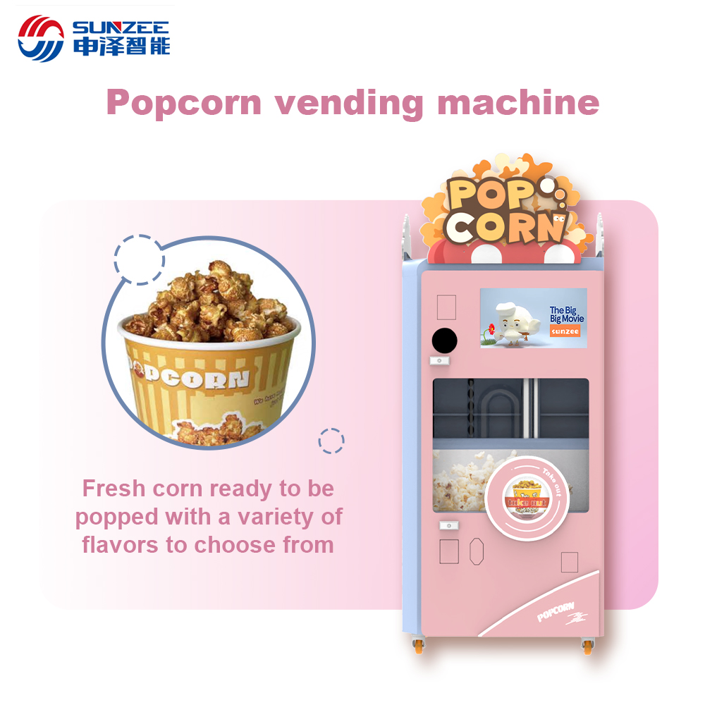 Fully Automatic Popcorn Vending Machine Manufacture Automatic Pop Corn Popcorn Vending Machine Mall