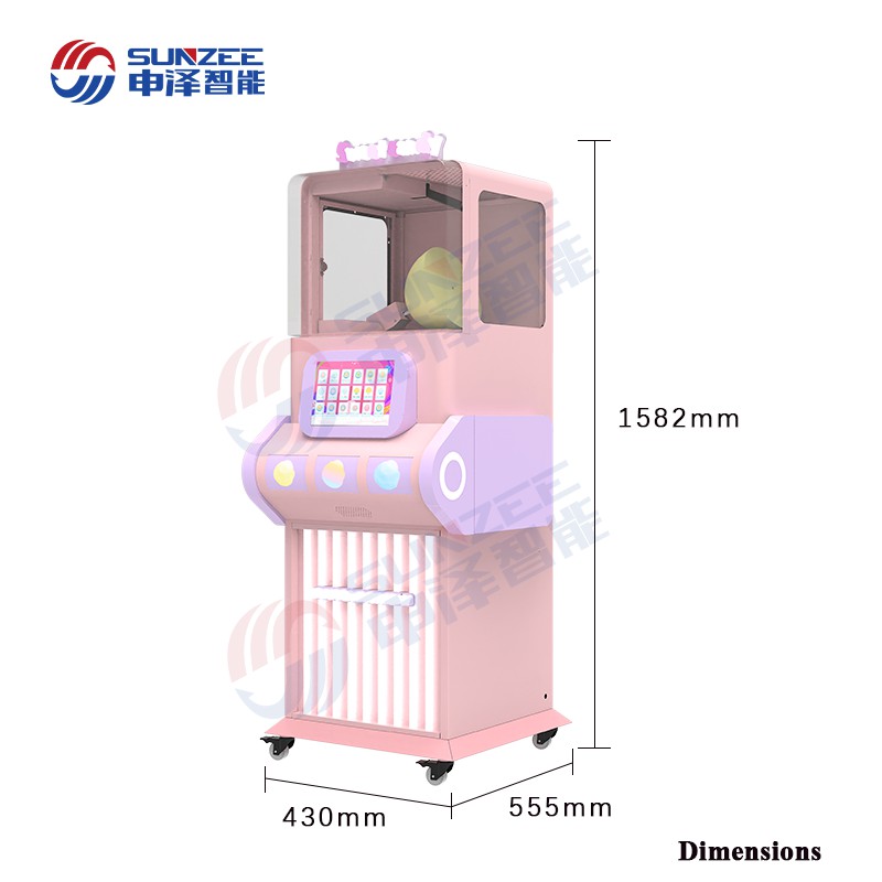 SUNZEE MG231 Mini Cotton Candy Machine Popular Vending Machine Cotton Candy for Home and Party