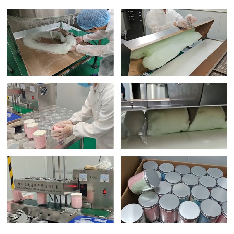 Cylinder Cotton Candy Line