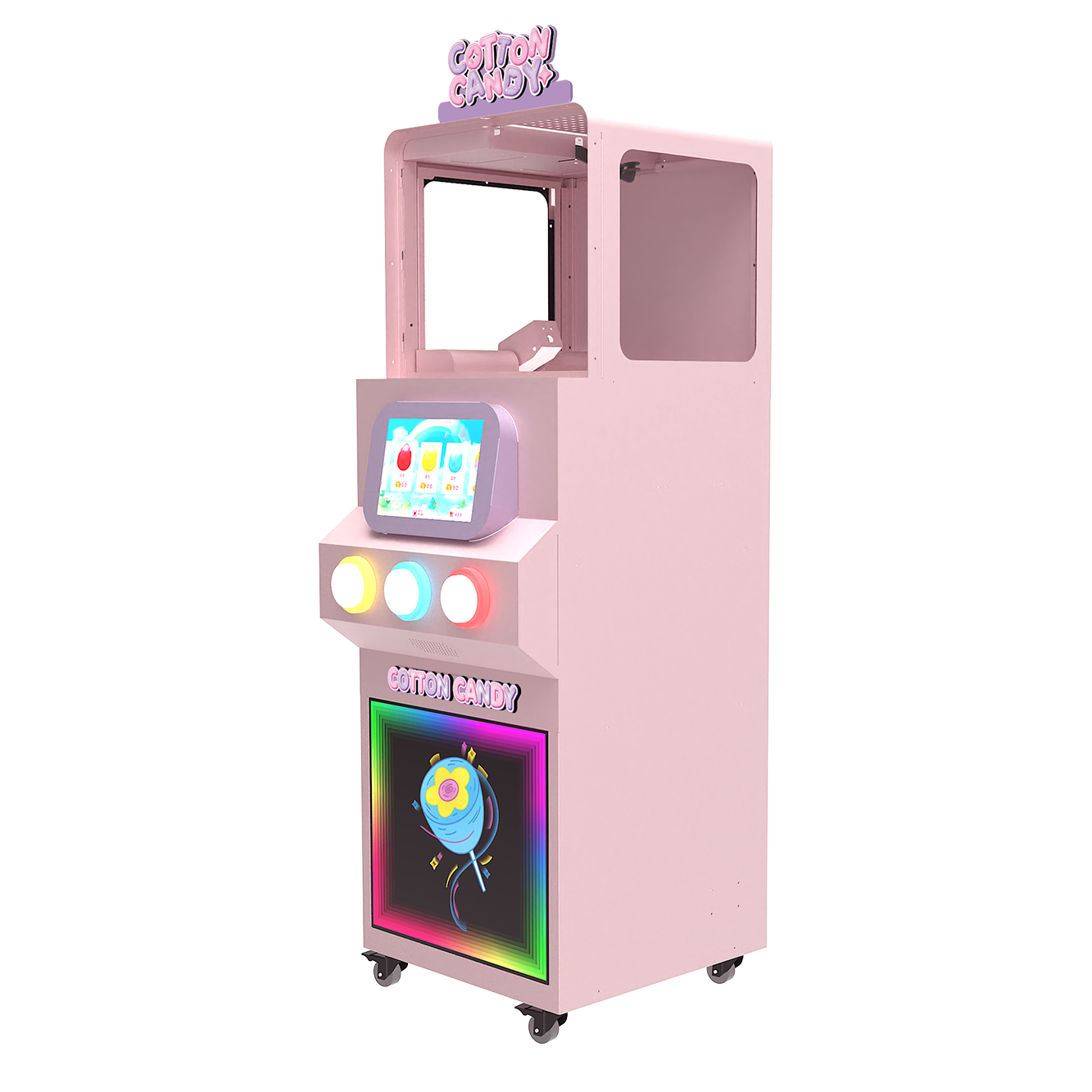 SUNZEE MG231 Mini Cotton Candy Machine Popular Vending Machine Cotton Candy for Home and Party