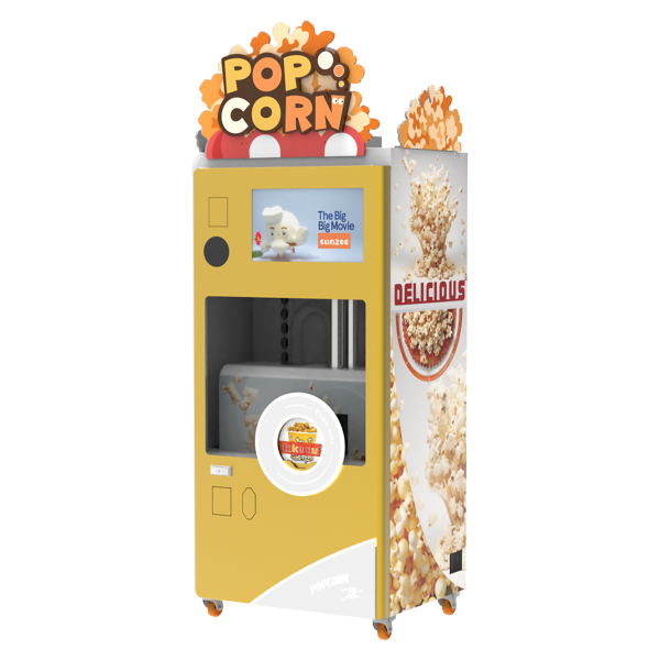 New Automatic Popcorn Maker Machine Food Vending Machine