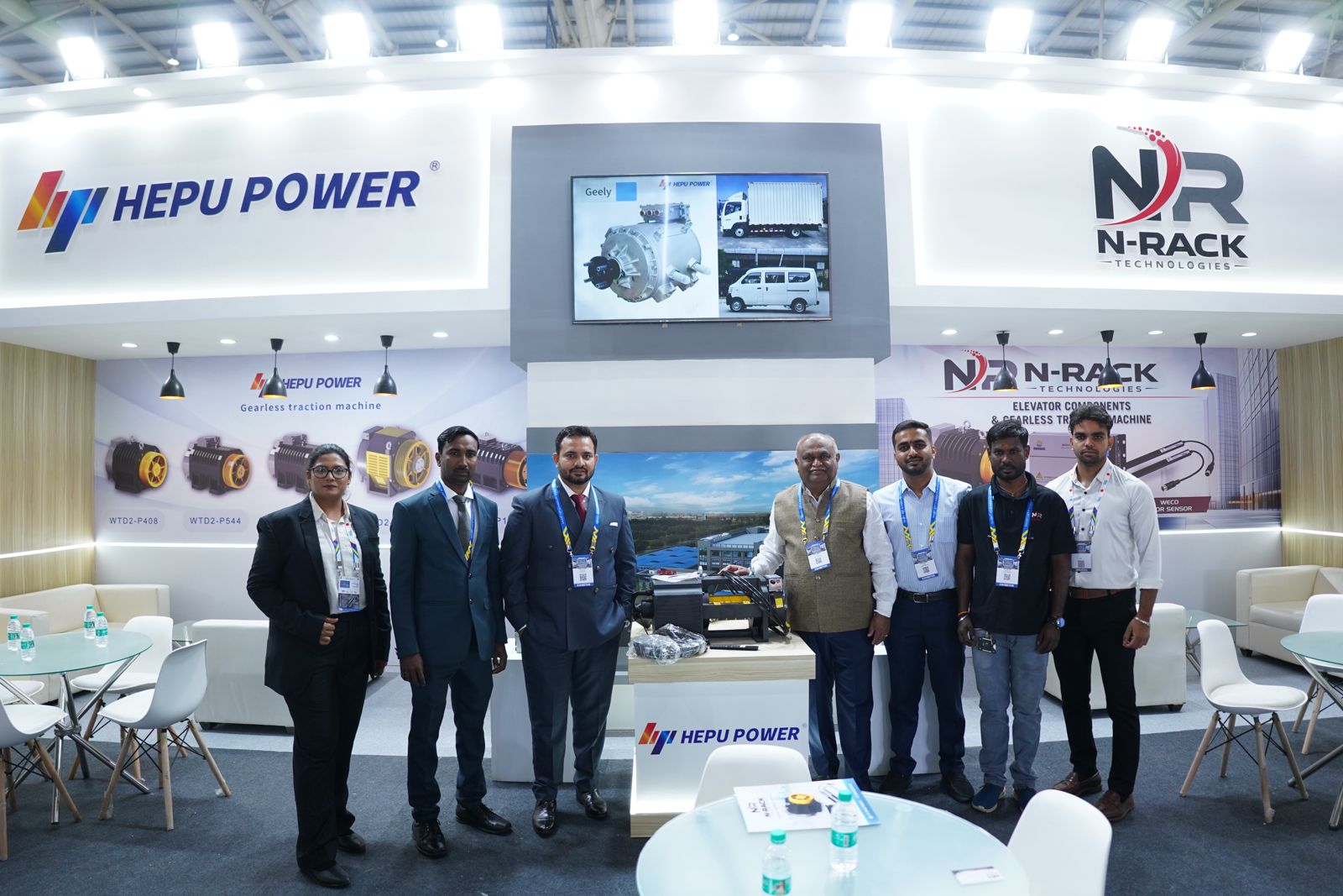 Going Global in India! Hepu Power Shines at the 2026 India International Elevator Exhibition
