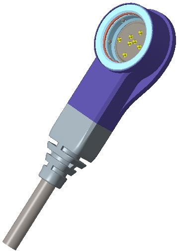 自由旋转圆形电连接器