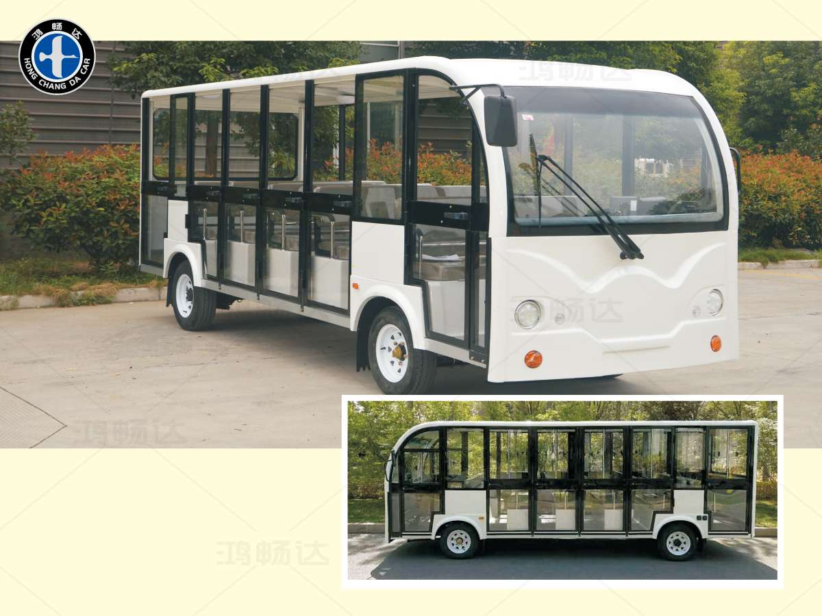 23座封闭式观光车
