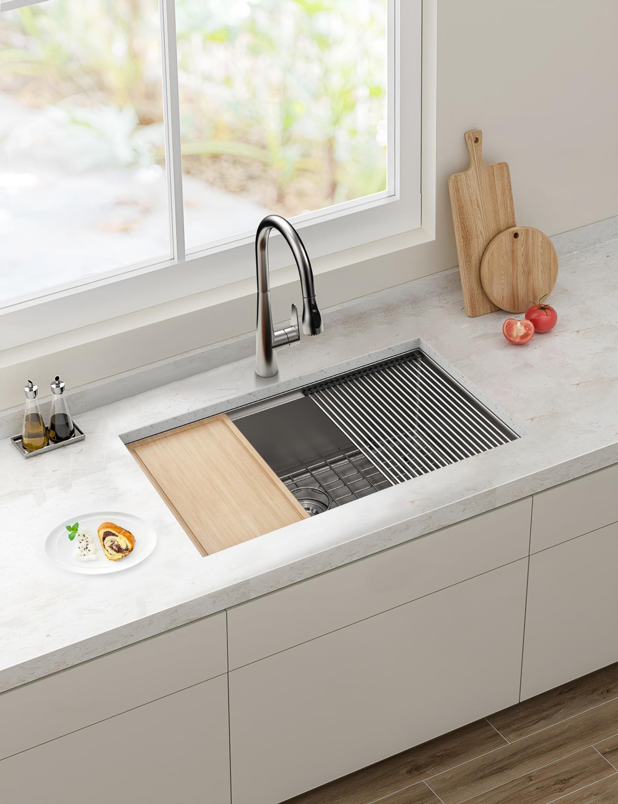 How long is the lifespan of a 304 stainless steel sink?