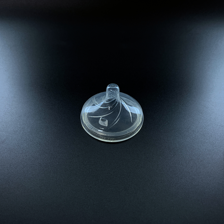 Wide-mouth silicone pacifier