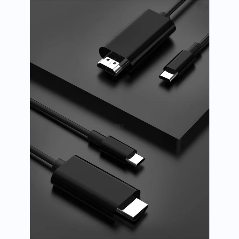 Type-C to HDMI 4K High-Definition Cable ABS Housing For HD Video Connection