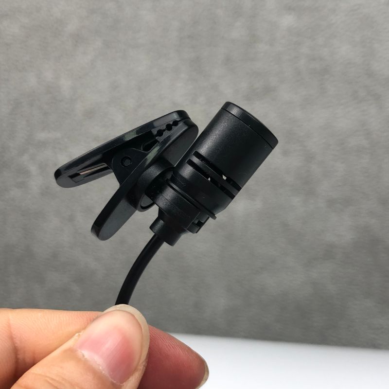 OEM Factory Headset Mic Collar USB Computer Lavalier Lapel  Microphone for Camera Phone Teacher Interview Church Wired