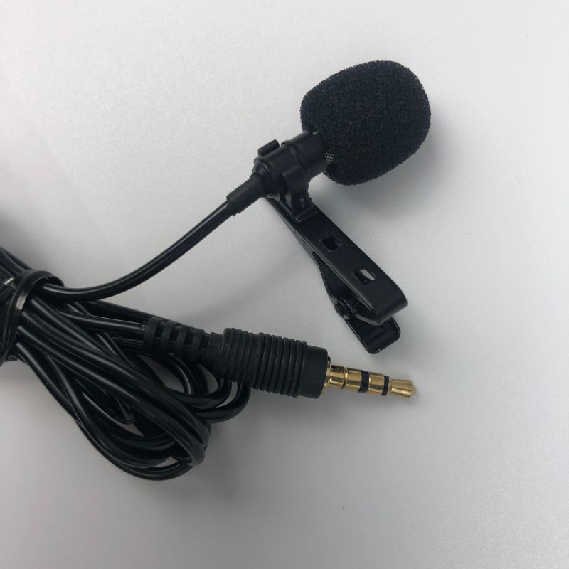 OEM Factory Headset Mic Collar USB Computer Lavalier Lapel  Microphone for Camera Phone Teacher Interview Church Wired