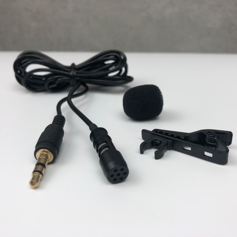 OEM Factory Headset Mic Collar USB Computer Lavalier Lapel  Microphone for Camera Phone Teacher Interview Church Wired