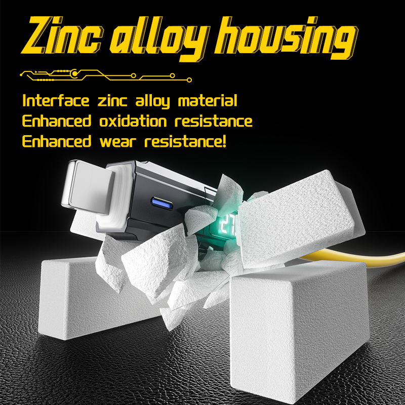 New Fashionable Digital Display 4 in 1 Fast Charging USB cable 66W Fast Charging Date Cable