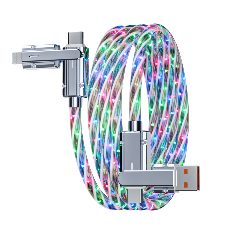 4 in 1 Starlight Data Cable PD100W 27W Fast Charging Cable