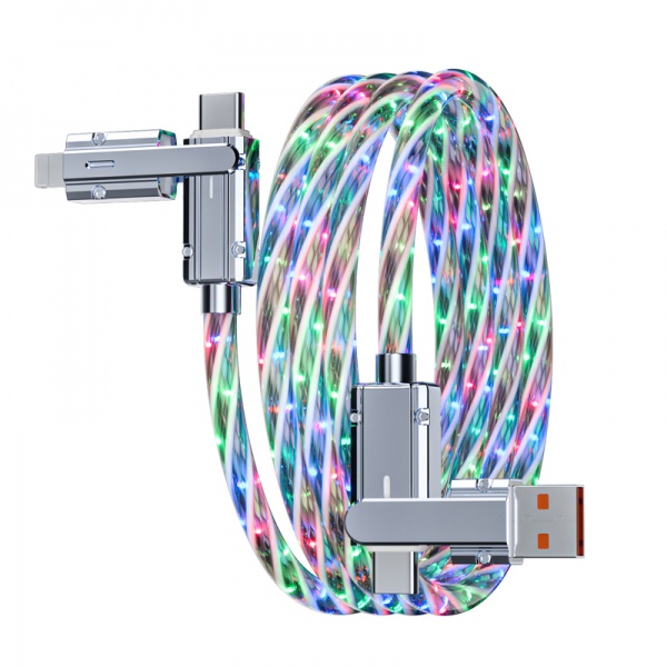 4 in 1 Starlight Data Cable PD100W 27W Fast Charging Cable