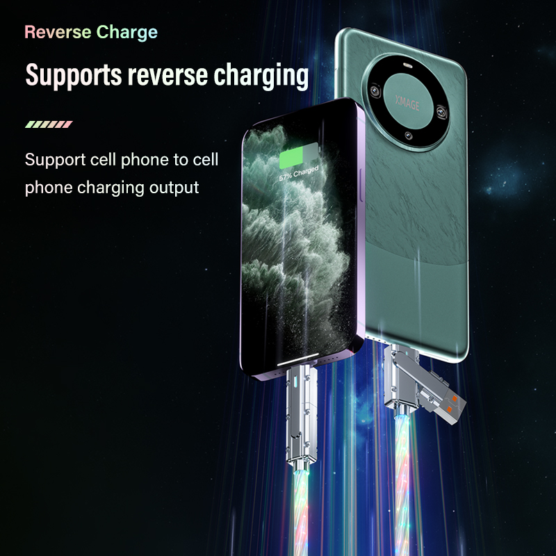 4 in 1 Starlight Data Cable PD100W 27W Fast Charging Cable
