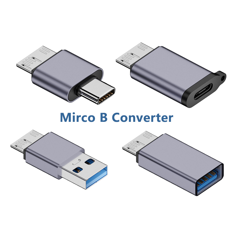 Micro B adapter type c to micro B mobile hard drive mobile data micro B to USB adapter RWC154