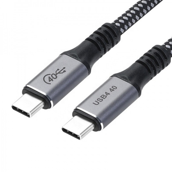 High End 40Gbps 100W PD 5A QC 4.0 Type USB C To USB C Cable USB-C Quick Charge 4.0 Cable Cord RWC161