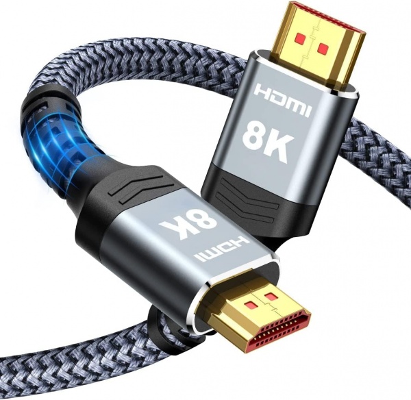 8K 10K 4K HDMI Cable 48Gbps 6.6FT/2M, Certified Ultra High Speed HDMI Cable Braided Cord-4K@120Hz 8K@60Hz, DTS:X, HDCP 2.2 & 2.3, HDR 10 Compatible with Roku TV/PS5/HDTV/Blu-ray	RWC172