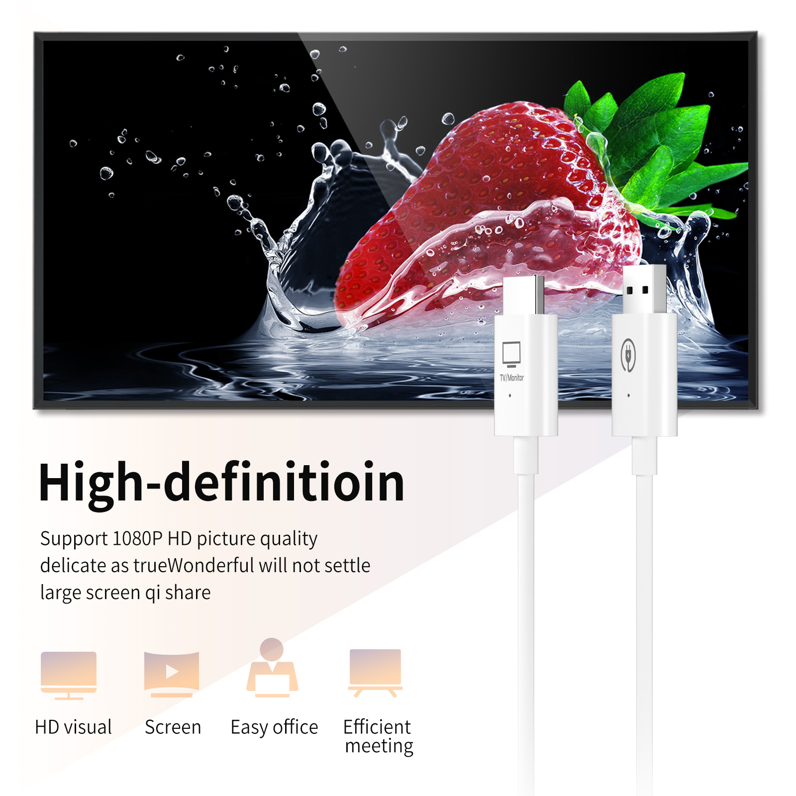 164FT 50M Transmission Range No Need Extra Software HDMI Wireless System HDMI Video and Audio Transmitting Through WiFi RWC179