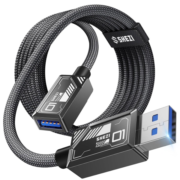 USB Extension Cable, USB 3.0 Extension Cable Type A Male to Female USB Extension Cord [5Gbps High-Speed Data Transfer] for Webcam/Camera/Phone/USB Hub/Mouse/Keyboard/Printer/Hard Drive-6.6FT	RWC186
