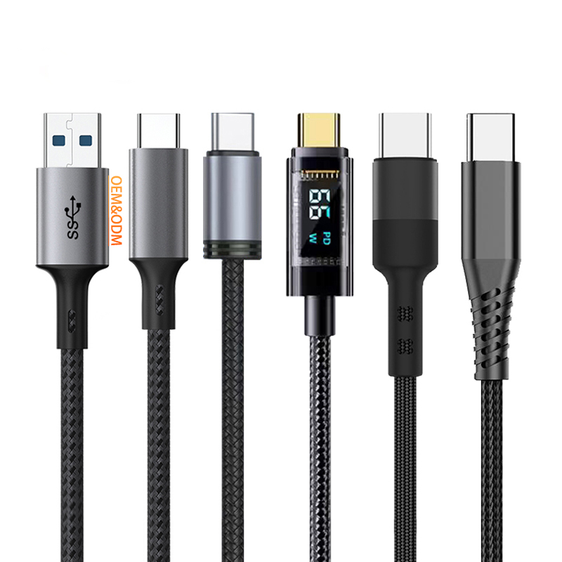 2M 3M USB A 2.0 to C Digital display Cable Type C Usb Fast Charging Cable Data Cables For iphones 15 pro max	RWC193