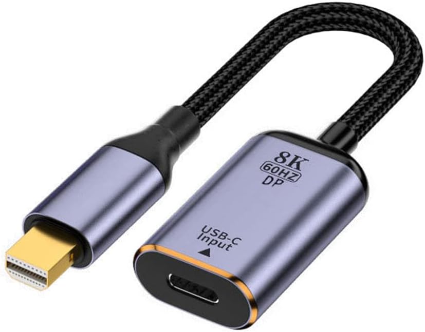 USB-C Type C Female Source to Mini Displayport DP 1.4 Sink HDTV Cable 8K@60hz 4K@120hz for Tablet Phone Laptop  RWC212