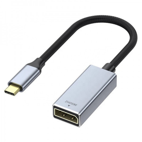 USB Type C To DP Displayport Display Port HD 8K 60Hz 4K 144Hz Audio Video Converter Adapter Cable 8K60Hz For Tablet Laptop PC	RWC214