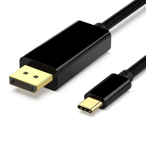 USB-C to DisplayPort 6 Feet Cable（8K@60Hz 4K@144Hz）, USB Type-C to DisplayPort Cable [Thunderbolt 3/4 Compatible] with iPhone 15 Pro/Max, MacBook Pro/Air 2023, iPad Pro, iMac, S23, XPS 17     RWC215
