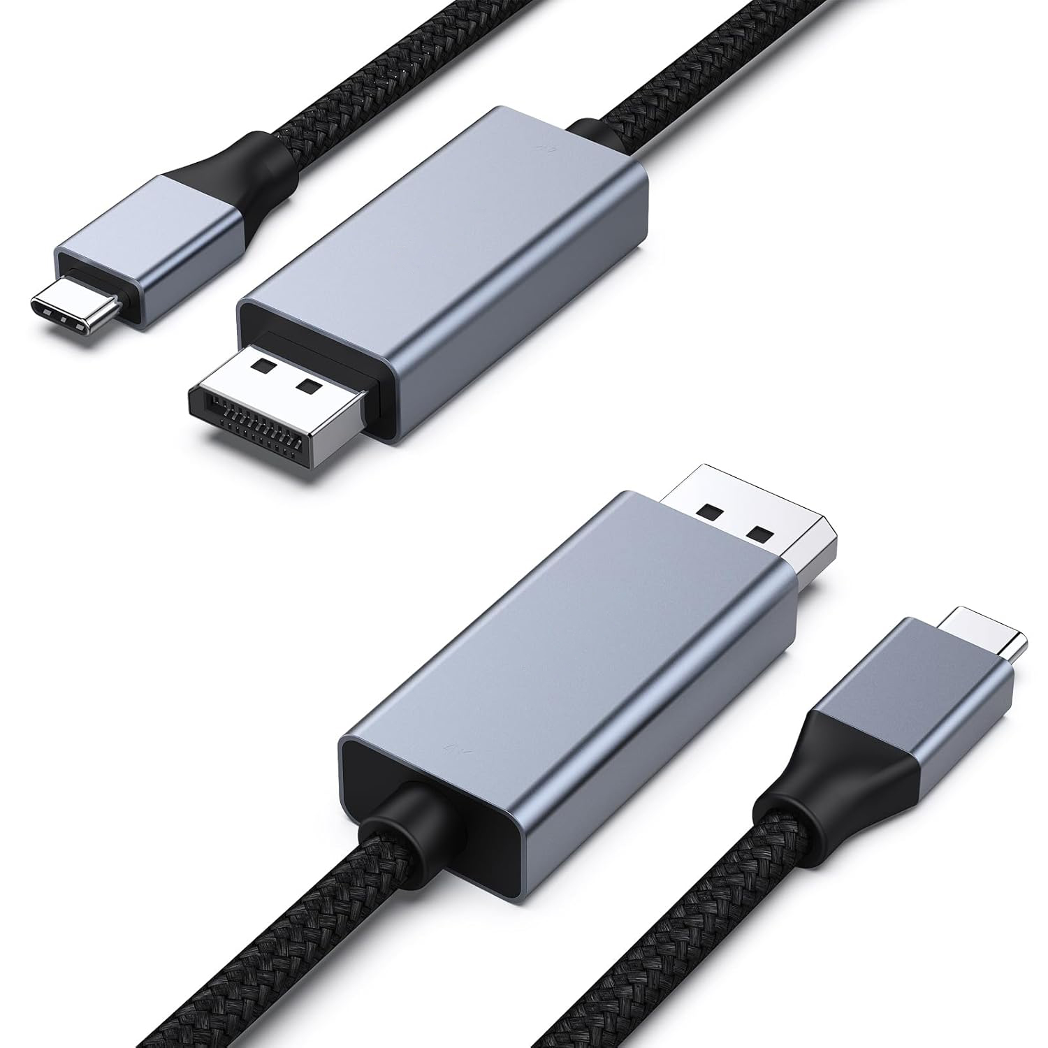 USB-C to DisplayPort 6 Feet Cable（8K@60Hz 4K@144Hz）, USB Type-C to DisplayPort Cable [Thunderbolt 3/4 Compatible] with iPhone 15 Pro/Max, MacBook Pro/Air 2023, iPad Pro, iMac, S23, XPS 17     RWC215