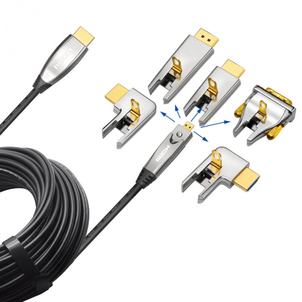 6M 10M 30M 50M 100M 200M 4k Home 18G HDMI AOC Optical Fiber Cable