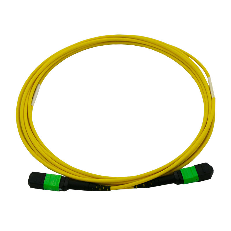 12 Core Aqua MicroCable Fiber Optic Patch Cord SM OM3 OM4 MPO MTP Optical Trunk Cable
