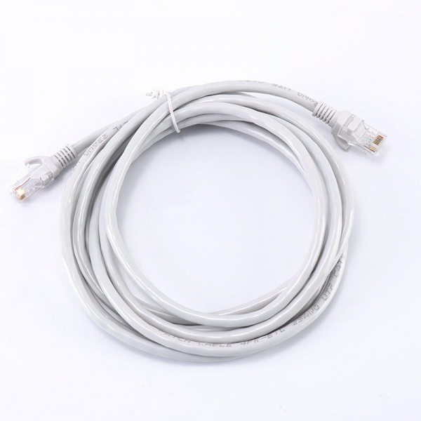 Support Customization CAT5 Jumper Wire Cable 5M Patch Cord Cable CCA Ethernet Network Cable with High Transmission Rate