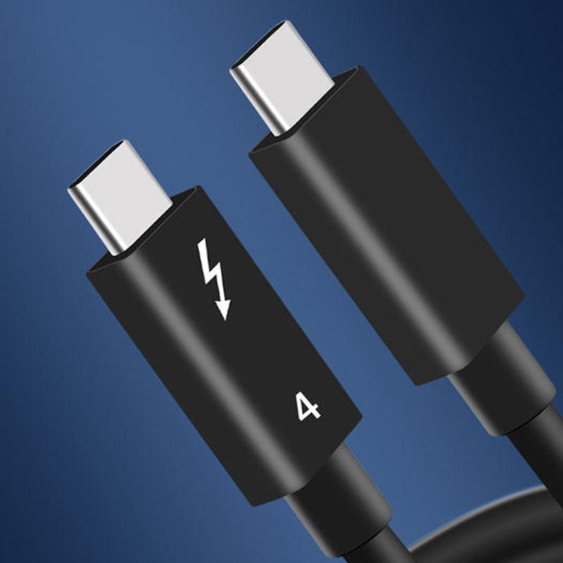 Wholesale Thunderbolt 4 USB4 Type-C Cable 40Gbps 100W PD Fast Charging 5A SuperSpeed Data Transfer Cord