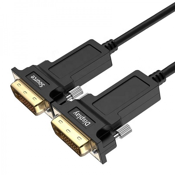 4K 60Hz 1080P 3D AOC Fiber Optic DVI to DVI Male to Male Active Optical Cable 1M 1.5M 2M 3M 5M 10M 15M 20M 30M 50M 100M