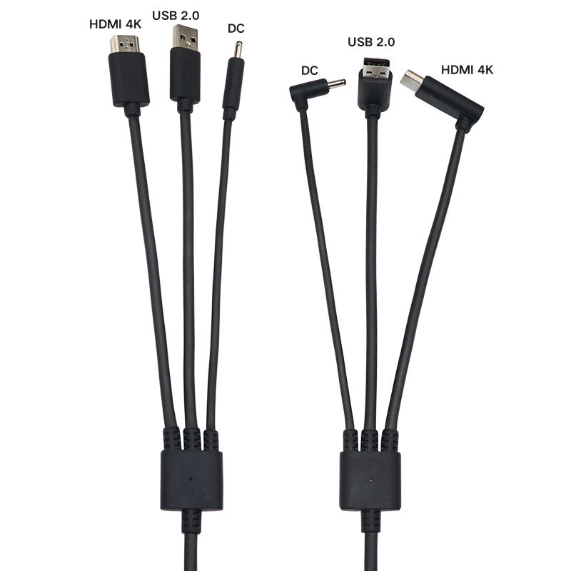 Ps Vr Headset Cable hdmi Usb 35mm Dc 4k 60hz Vr Cable Link 5m 3 in 1 Vr Cable for htc Vive